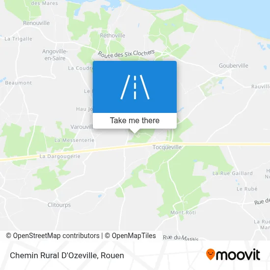 Chemin Rural D'Ozeville map