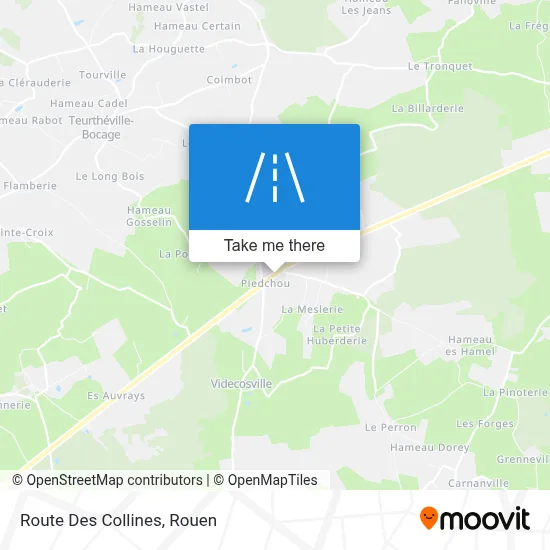 Route Des Collines map
