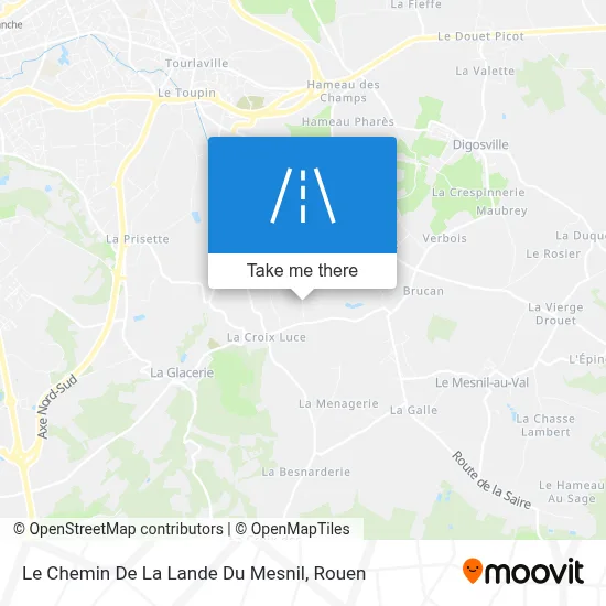 Le Chemin De La Lande Du Mesnil map