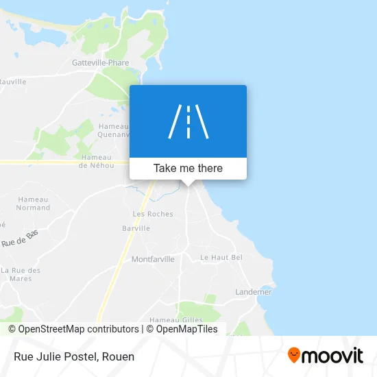 Rue Julie Postel map
