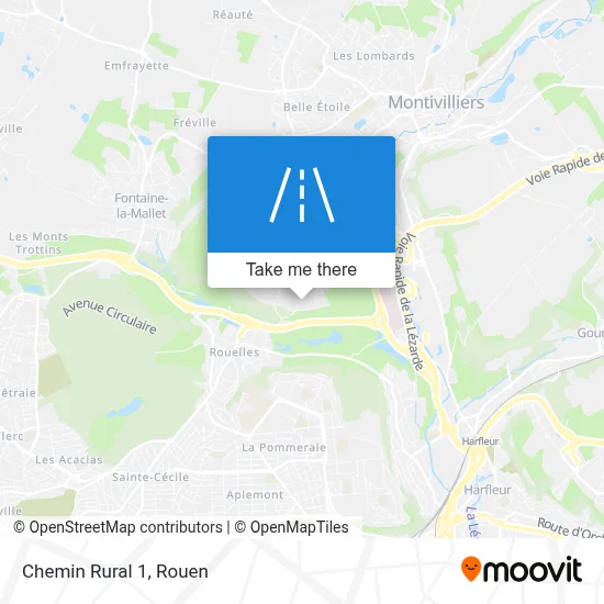 Mapa Chemin Rural 1