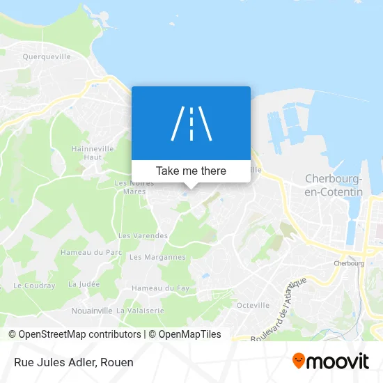 Rue Jules Adler map