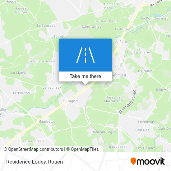 Mapa Résidence Lodey