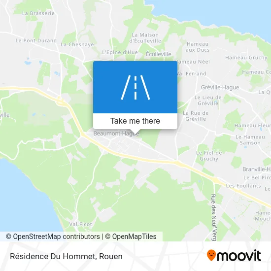 Résidence Du Hommet map