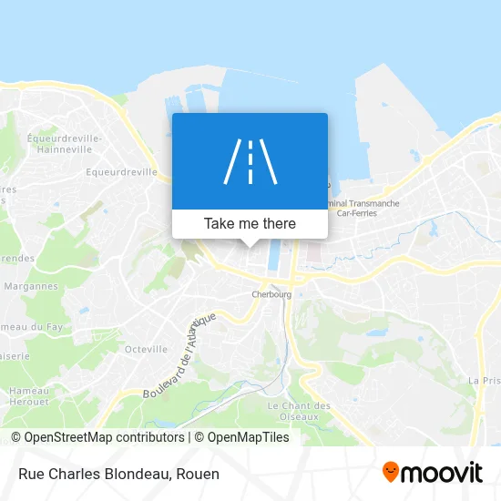 Mapa Rue Charles Blondeau