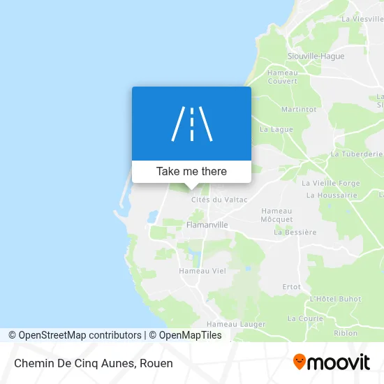 Chemin De Cinq Aunes map
