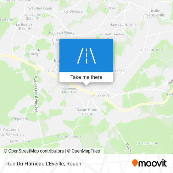 Rue Du Hameau L'Eveillé map