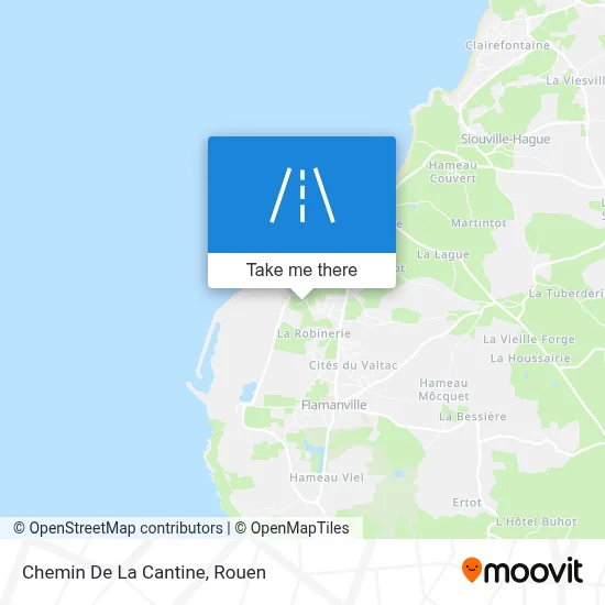 Mapa Chemin De La Cantine