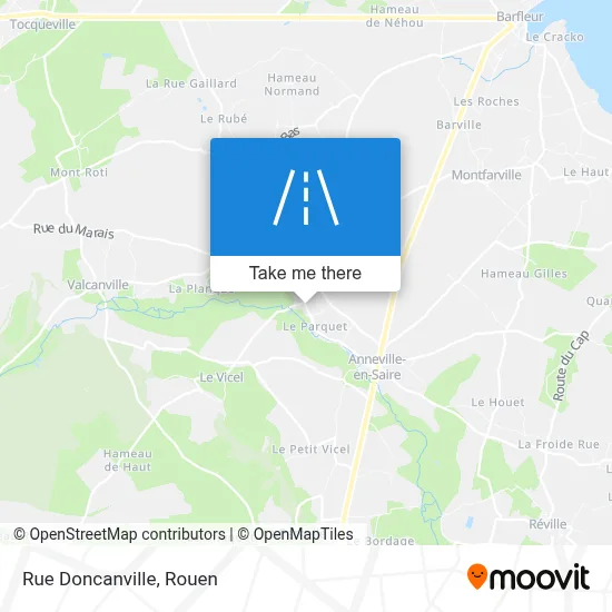 Rue Doncanville map