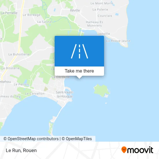 Le Run map