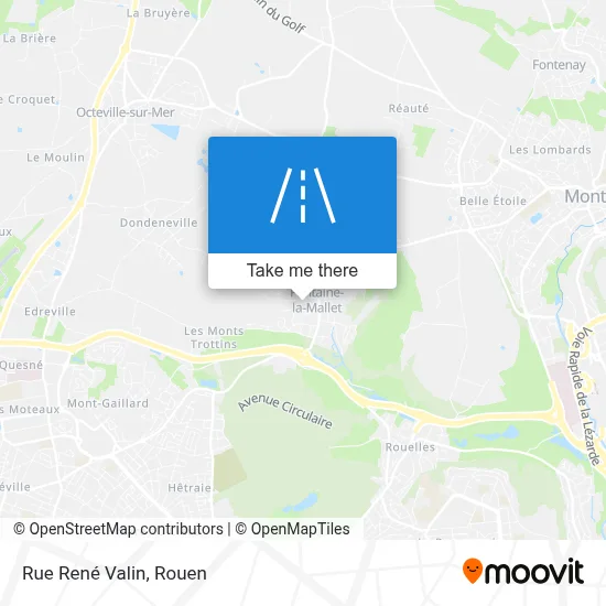 Mapa Rue René Valin
