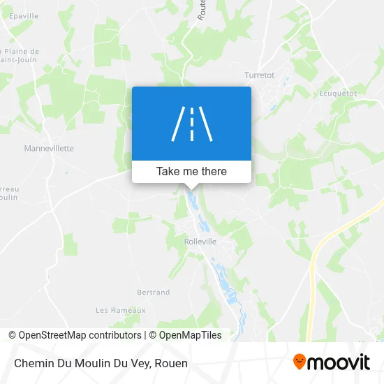 Chemin Du Moulin Du Vey map