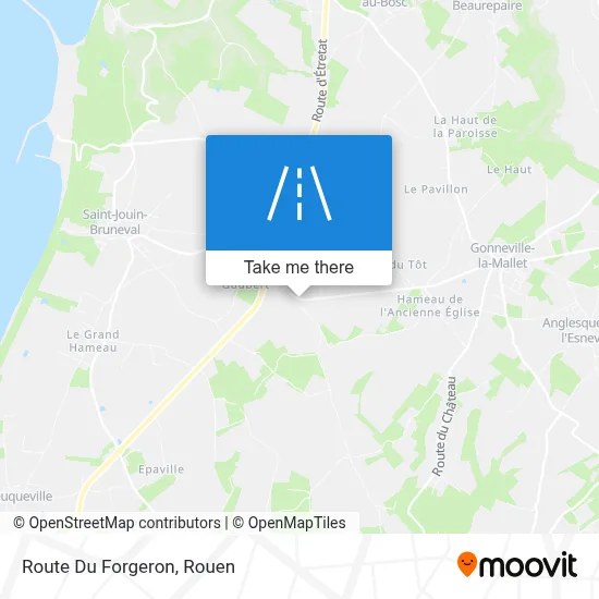 Route Du Forgeron map