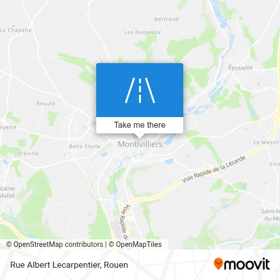 Rue Albert Lecarpentier map