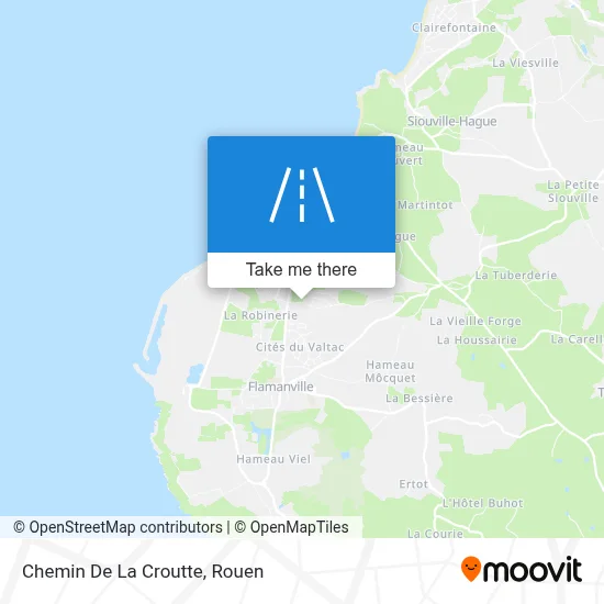 Chemin De La Croutte map
