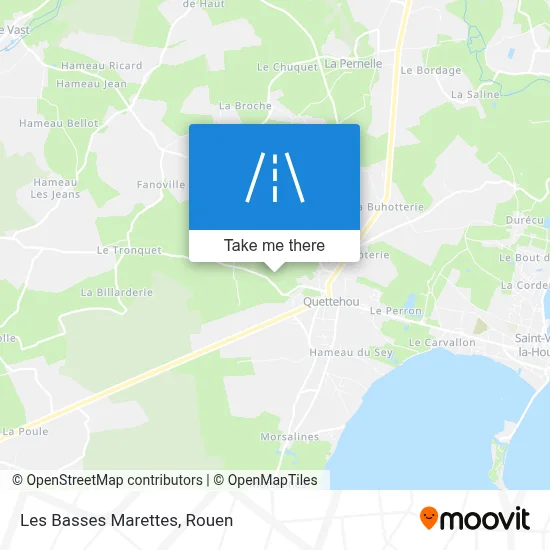 Les Basses Marettes map