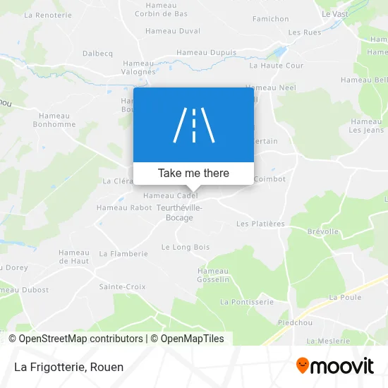 La Frigotterie map
