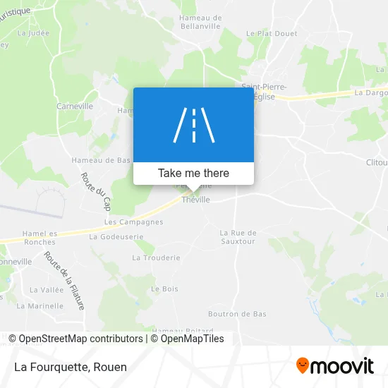 La Fourquette map