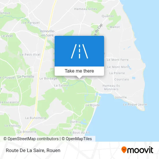 Route De La Saire map