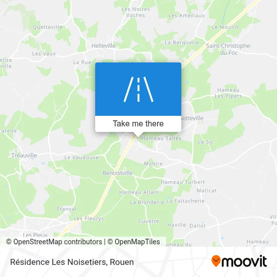 Résidence Les Noisetiers map