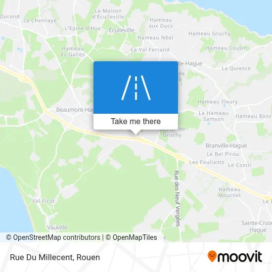 Rue Du Millecent map
