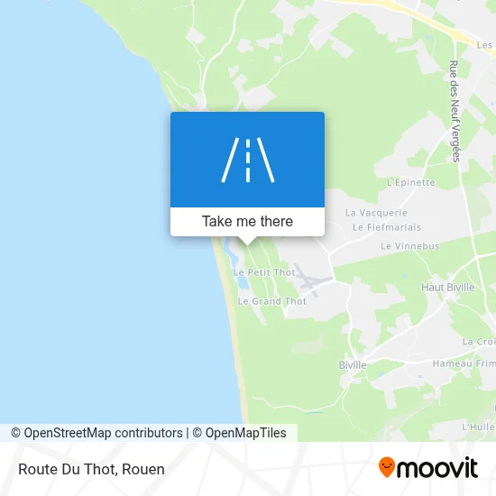 Route Du Thot map