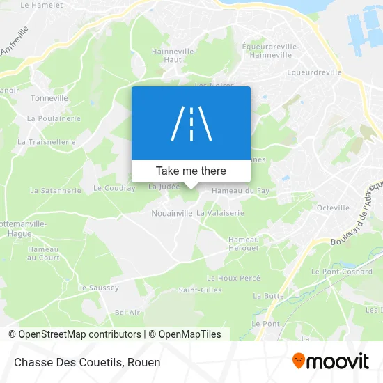 Chasse Des Couetils map