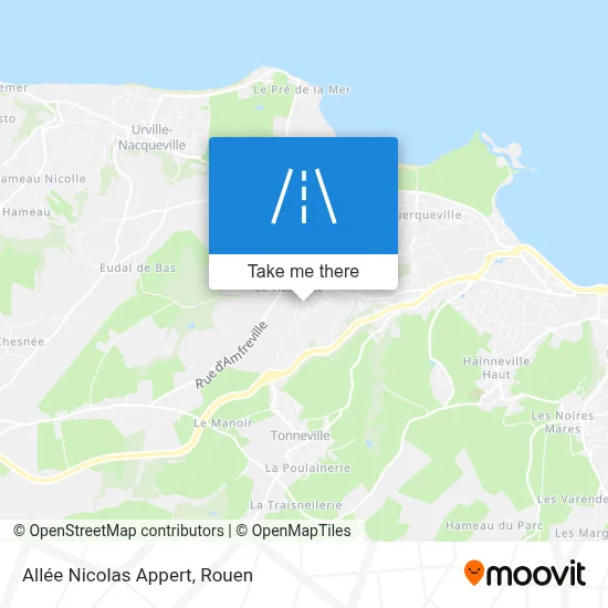 Allée Nicolas Appert map