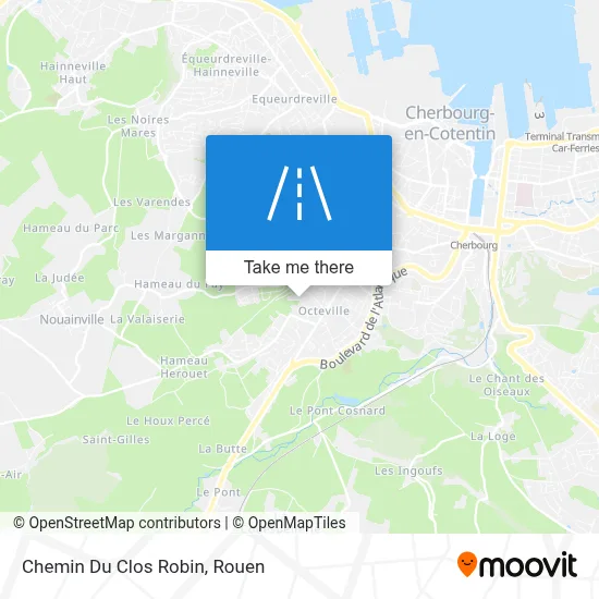 Mapa Chemin Du Clos Robin