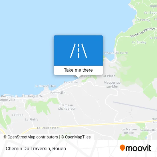 Mapa Chemin Du Traversin