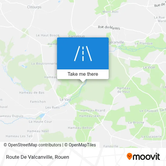 Route De Valcanville map
