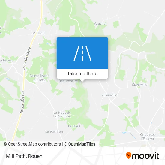 Voie Du Moulin map