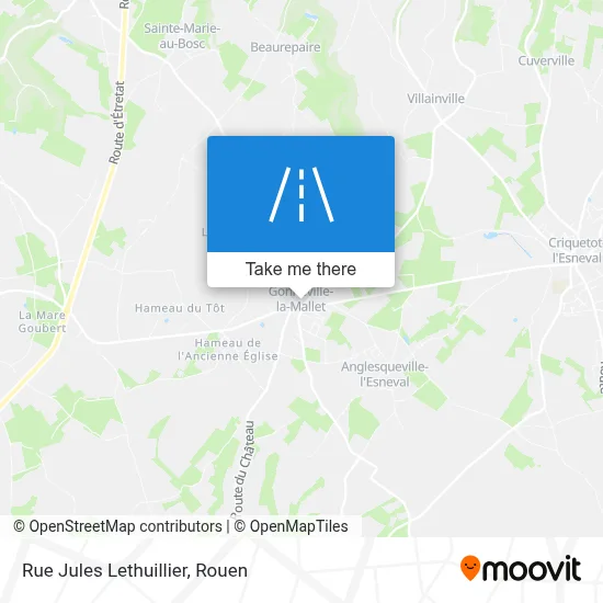 Mapa Rue Jules Lethuillier