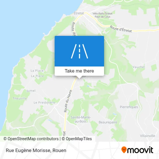 Mapa Rue Eugène Morisse