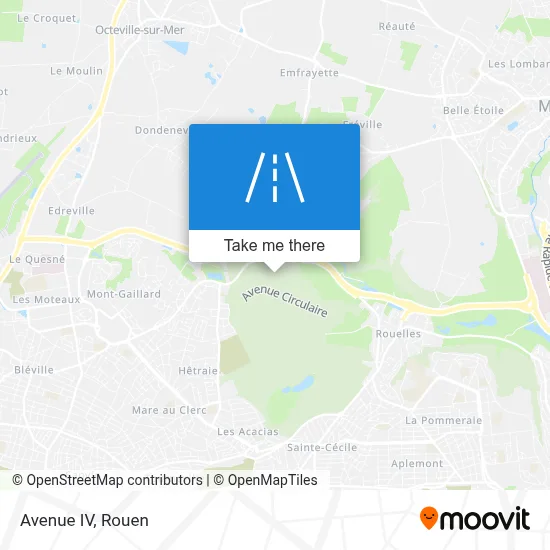 Avenue IV map