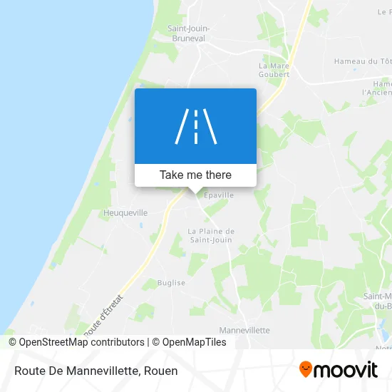 Route De Mannevillette map