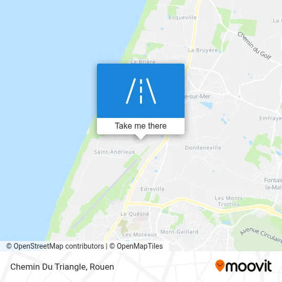 Chemin Du Triangle map