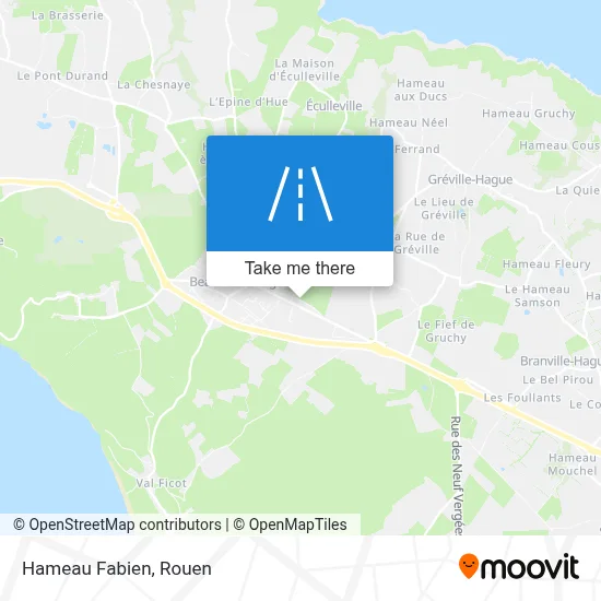 Hameau Fabien map