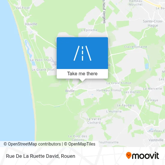 Rue De La Ruette David map