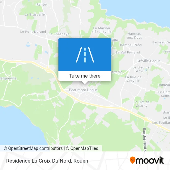 Résidence La Croix Du Nord map
