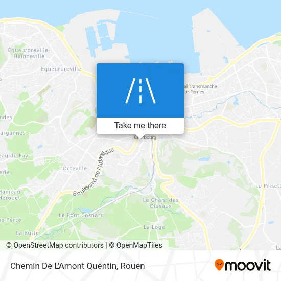 Chemin De L'Amont Quentin map