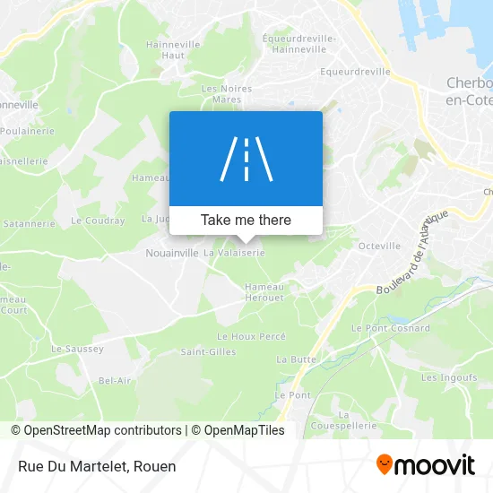 Mapa Rue Du Martelet