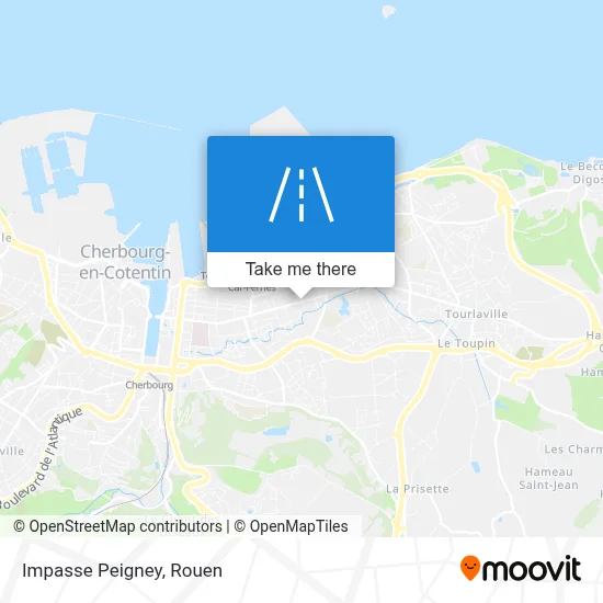 Impasse Peigney map