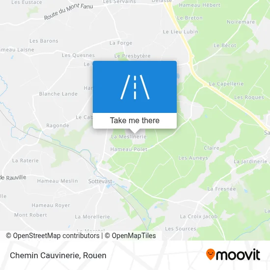 Chemin Cauvinerie map