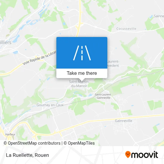 La Ruellette map