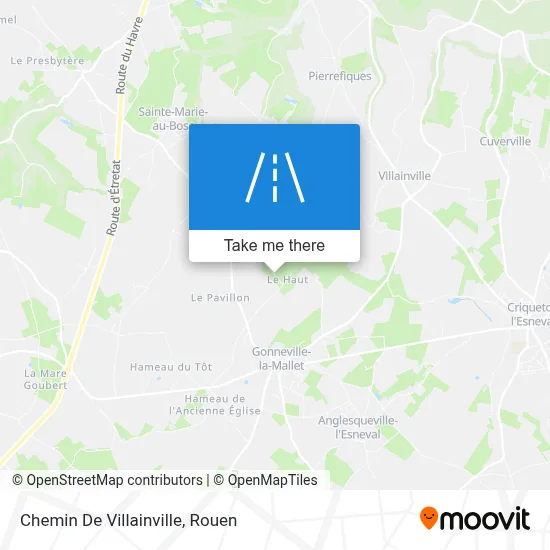Chemin De Villainville map
