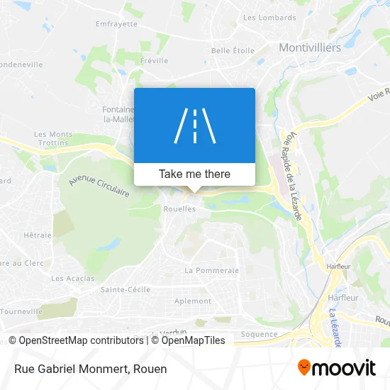Rue Gabriel Monmert map