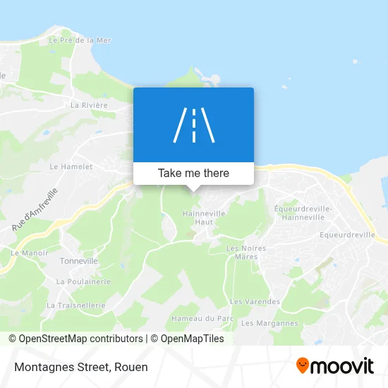 Rue Des Montagnes map