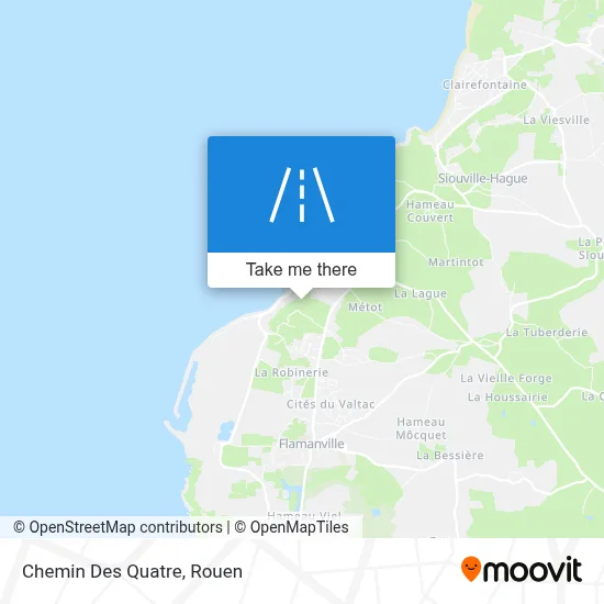 Chemin Des Quatre map
