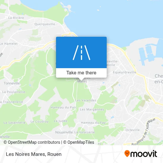 Les Noires Mares map